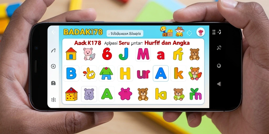 Tampilan antarmuka BADAK178 yang menarik dan edukatif.