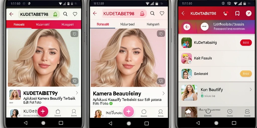 Tampilan antarmuka KUDETABET98 yang modern dan user-friendly.