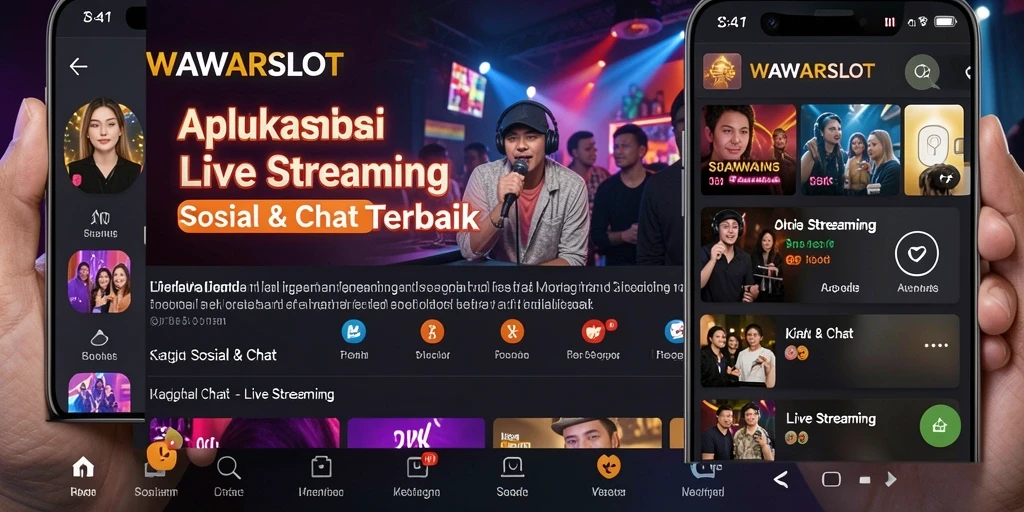 Screenshot utama WAWARSLOT menampilkan antarmuka streaming yang menarik dan interaktif.