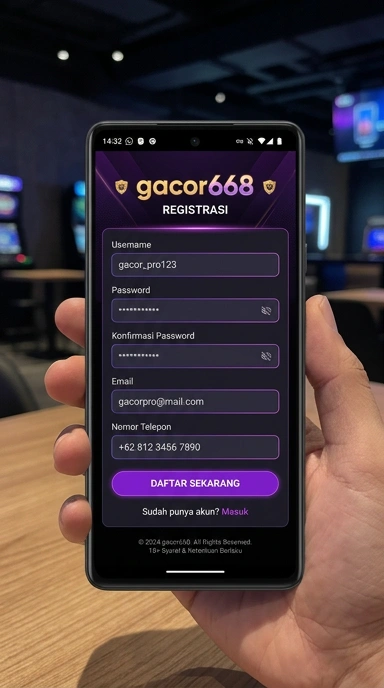 Buat Akun Baru Gacor668 untuk Pengguna Android